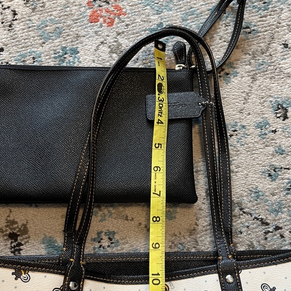 Coach Reversible City Tote Black & Bee Print 🐝 - Picture 12 of 17